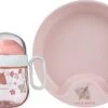 Mepal Mio – Babyservies 3-delig – Bestaat Uit Een Oefenbord, Antilekbeker En Oefenlepel – Flowers & Butterflies – Licht In Gewicht – Kan Tegen Een Stootje -BIBS Shop 1200x717 1