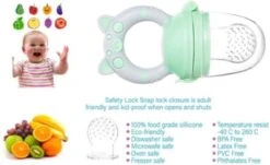 Bob Online ™ - Groen Baby Fruitspeen En Bijtring In Een X 1 + 3 Maten Spenen - Fruitzuiger - Fruit Fopspeen Voorkomt Verstikking - Babyvoeding - Siliconen Fruitspeen - Fruit Pacifier + 3 X S M L Teats – 3 X Spenen Voor Langer Gebruik - Kraam Cadeau 11 Bob Online ™ - Groen Baby Fruitspeen En Bijtring In Een X 1 + 3 Maten Spenen - Fruitzuiger - Fruit Fopspeen Voorkomt Verstikking - Babyvoeding - Siliconen Fruitspeen - Fruit Pacifier + 3 X S M L Teats – 3 X Spenen Voor Langer Gebruik - Kraam Cadeau -BIBS Shop 1200x732