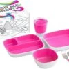 Munchkin Color Me Hungry Pink- 7 Delige Eetset