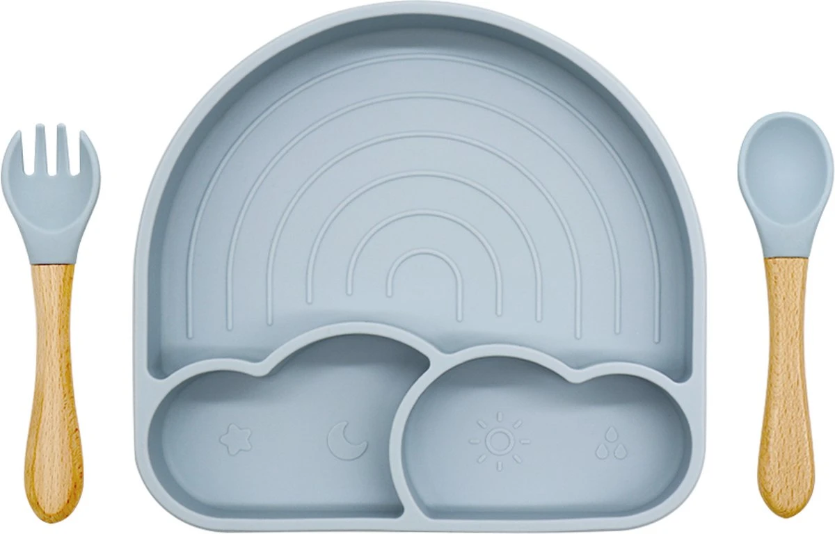 Miravo - Kinderservies Set - Baby Servies - Ontbijtset - Siliconen - Onbreekbaar Met Zuignap - Baby En Peuter - Cadeau 10 Miravo - Kinderservies Set - Baby Servies - Ontbijtset - Siliconen - Onbreekbaar Met Zuignap - Baby En Peuter - Cadeau - Afbeelding 8