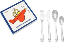 Zilverstad - Kindercouvert 4-delig + Boekje Nijntje Voertuigen RVS 18/10 12 Zilverstad - Kindercouvert 4-delig + Boekje Nijntje Voertuigen RVS 18/10 -BIBS Shop 1200x790