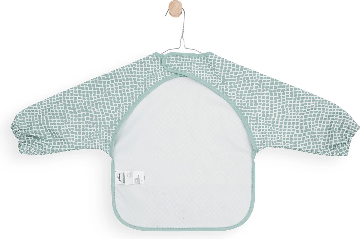 Jollein Slab Waterproof Met Mouw Snake - Soft Green 4 Jollein Slab Waterproof Met Mouw Snake - Soft Green - Afbeelding 2