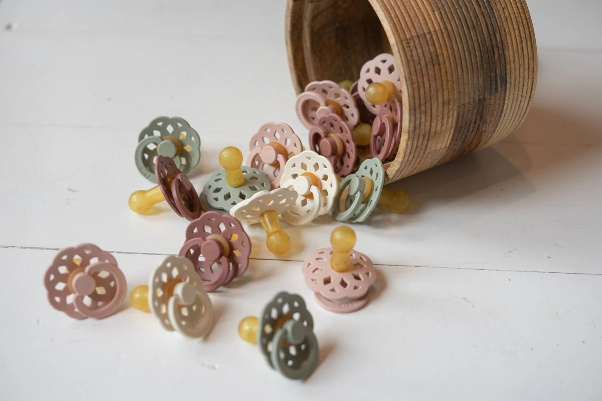 Bibs Fopspeen - Maat 2 6-18 Maanden - Boheme Peach 5 Bibs Fopspeen - Maat 2 6-18 Maanden - Boheme Peach - Afbeelding 3