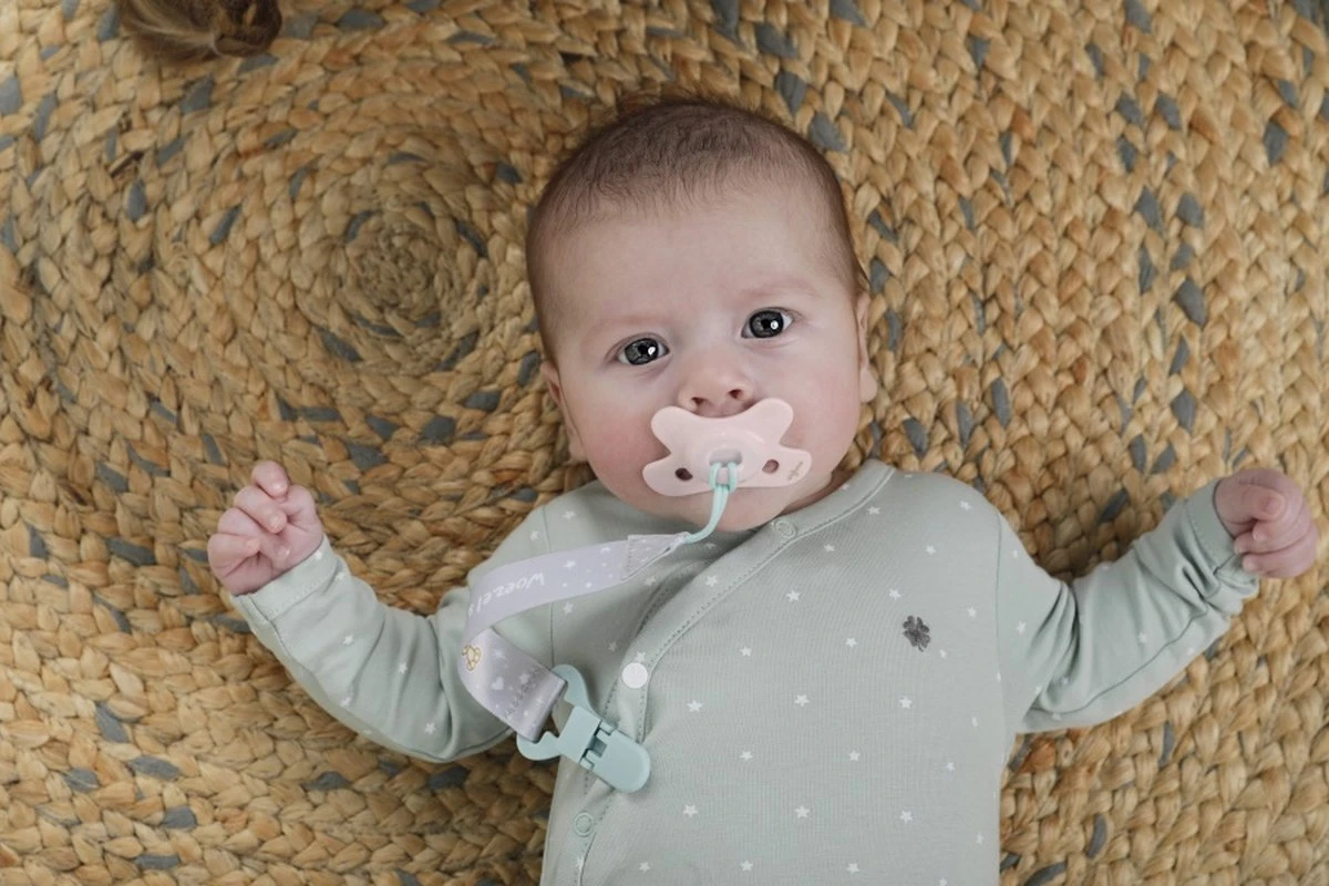 Fopspeen Difrax Newborn Natural Pure | Blossom Roze 5 Fopspeen Difrax Newborn Natural Pure | Blossom Roze - Afbeelding 3