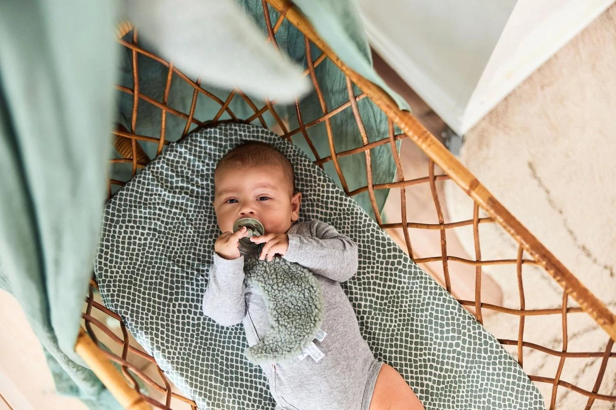 Jollein Speendoekje Moon - Ash Green 9 Jollein Speendoekje Moon - Ash Green - Afbeelding 7