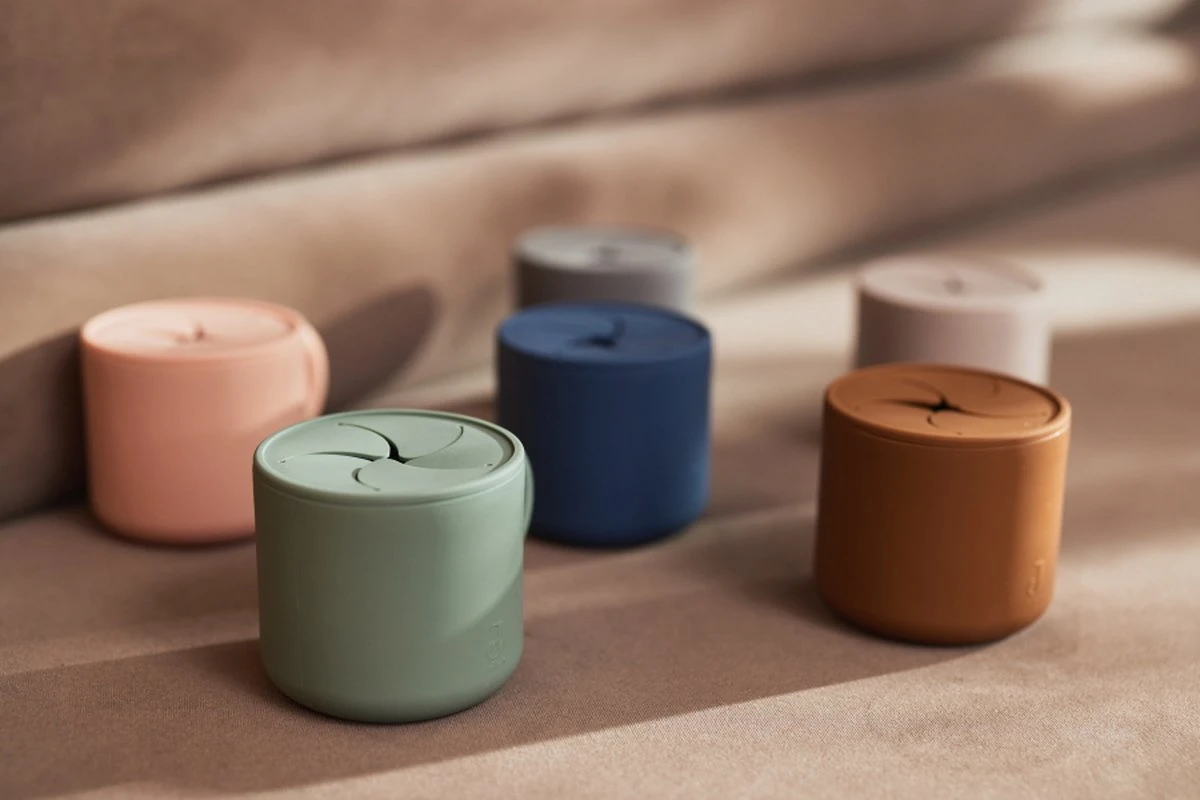 Jollein Snack Cup Siliconen - Storm Grey 7 Jollein Snack Cup Siliconen - Storm Grey - Afbeelding 5