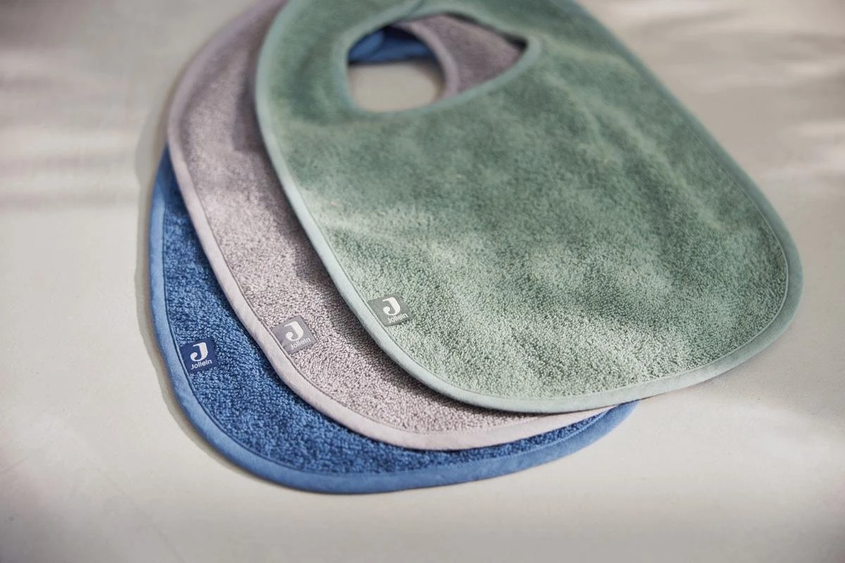 Jollein Slab Badstof - Ash Green/Storm Grey/Jeans Blue - 3 Stuks 13 Jollein Slab Badstof - Ash Green/Storm Grey/Jeans Blue - 3 Stuks - Afbeelding 11