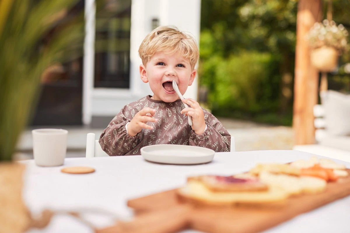 Jollein Slab Waterproof Met Mouw Meadow - Rosewood 14 Jollein Slab Waterproof Met Mouw Meadow - Rosewood - Afbeelding 12