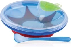 Nûby - Warmhoudbordje - Blauw - 3m+