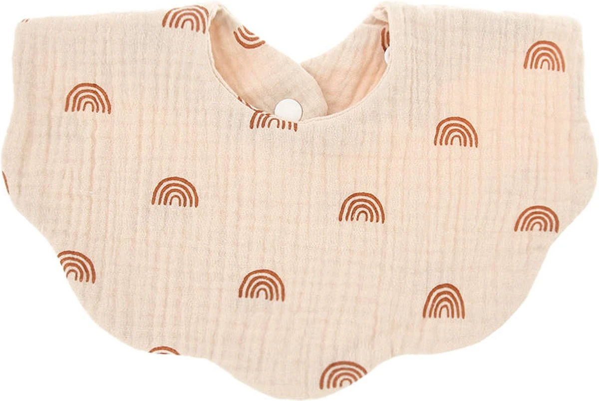 4 Stuks - Hydrofiele Slabbetjes Bloemvorm - Effen Beige Roze Groen 4 4 Stuks - Hydrofiele Slabbetjes Bloemvorm - Effen Beige Roze Groen - Afbeelding 2