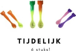 Warmte Gevoelige Baby Voedingslepels - Set Babylepels - BPA-Vrij - Vaatwasserbestendig - 5 + 1 Stuks -BIBS Shop 1200x814