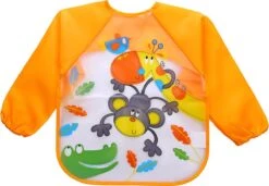 Merkloos 3 Stuks - Baby Slabbetjes Met Mouwen - Aapje Dinosaurus Leeuw Groen - Waterproof 10 Merkloos 3 Stuks - Baby Slabbetjes Met Mouwen - Aapje Dinosaurus Leeuw Groen - Waterproof -BIBS Shop 1200x829