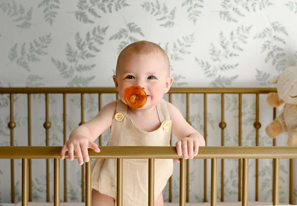 Natursutten Rubberen Fopspeen - 12+ Maanden - Rond Schild - Kers Tuit 7 Natursutten Rubberen Fopspeen - 12+ Maanden - Rond Schild - Kers Tuit - Afbeelding 5