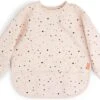 Done By Deer Slabbetje Met Mouwen Happy Dots - Powder -BIBS Shop 1200x836 1