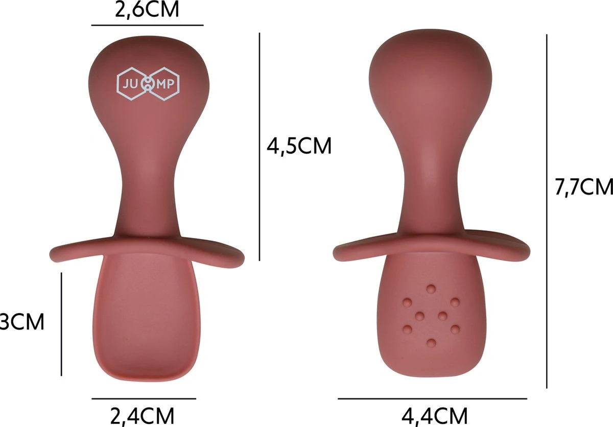 JU&MP Kinderbestek - Baby - Baby Lepeltjes - Baby Bestek - BPA-Vrij - 4 Stuks 5 JU&MP Kinderbestek - Baby - Baby Lepeltjes - Baby Bestek - BPA-Vrij - 4 Stuks - Afbeelding 3