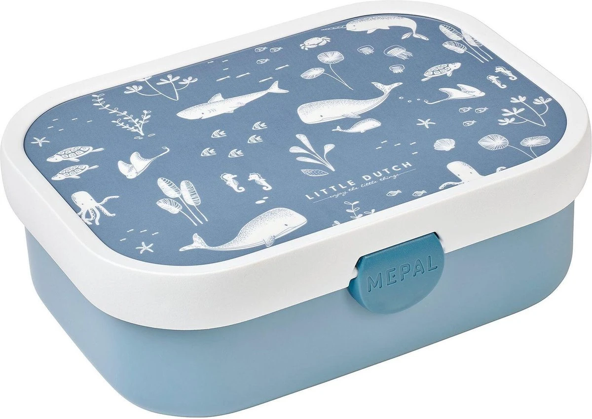Little Dutch Mepal Lunchbox Campus - Ocean 6 Little Dutch Mepal Lunchbox Campus - Ocean - Afbeelding 4