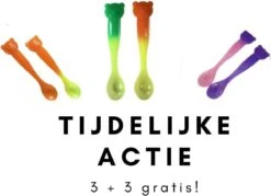 Warmte Gevoelige Baby Voedingslepels - Set Babylepels - BPA-Vrij - Vaatwasserbestendig - 5 + 1 Stuks -BIBS Shop 1200x872