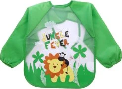 Merkloos 3 Stuks - Baby Slabbetjes Met Mouwen - Aapje Dinosaurus Leeuw Groen - Waterproof 11 Merkloos 3 Stuks - Baby Slabbetjes Met Mouwen - Aapje Dinosaurus Leeuw Groen - Waterproof -BIBS Shop 1200x875