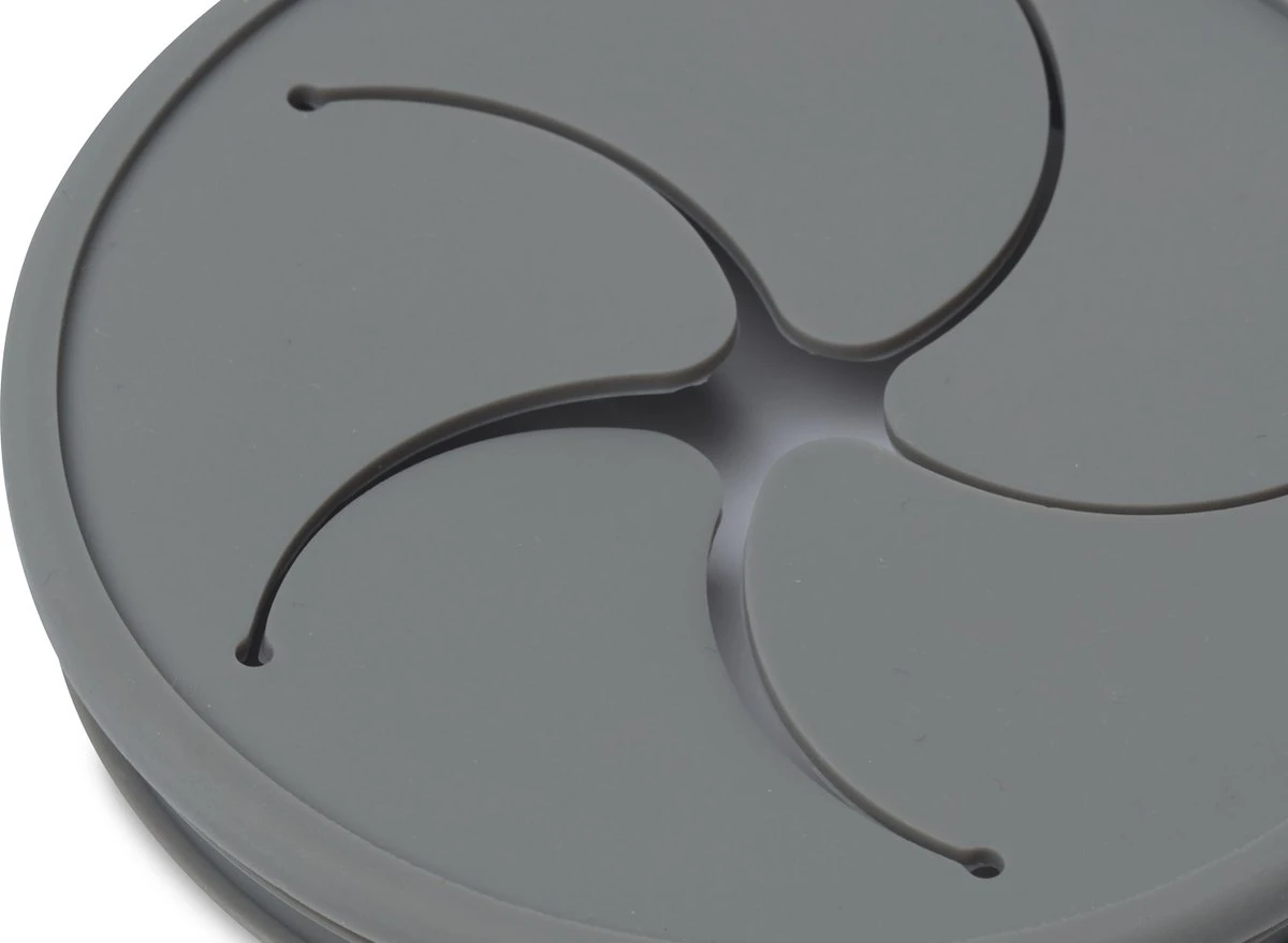 Jollein Snack Cup Siliconen - Storm Grey 4 Jollein Snack Cup Siliconen - Storm Grey - Afbeelding 2