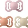 BIBS Supreme Fopspeen | Bundel Set 3 Stuks | T1 | Maat 1 | 0-6 Maanden | Silicone | Vanilla, Peach, Pink Plum -BIBS Shop 1200x893 1
