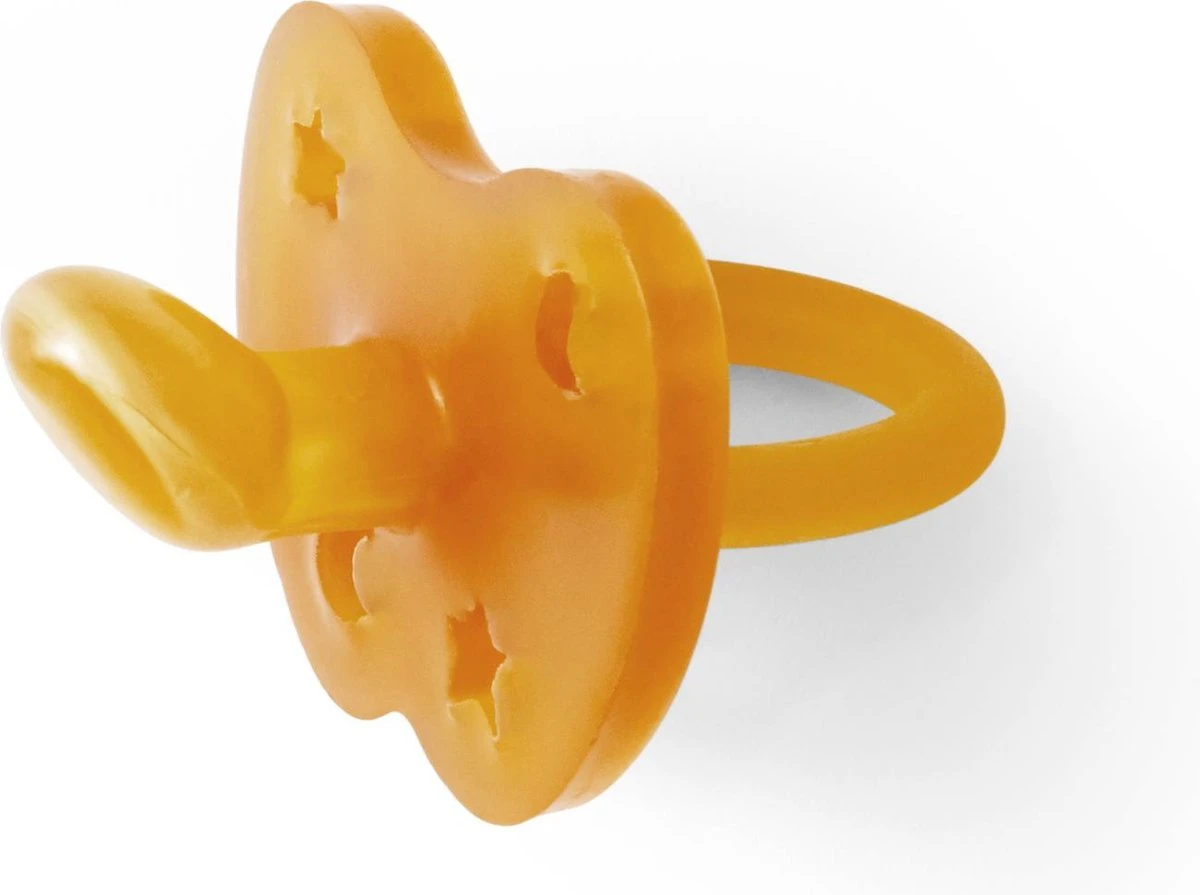 HEVEA Fopspeen Orthodontisch “Classic" - 3-36 Maanden - 100% Natuurrubber - Ster & Maan 4 HEVEA Fopspeen Orthodontisch “Classic" - 3-36 Maanden - 100% Natuurrubber - Ster & Maan - Afbeelding 2