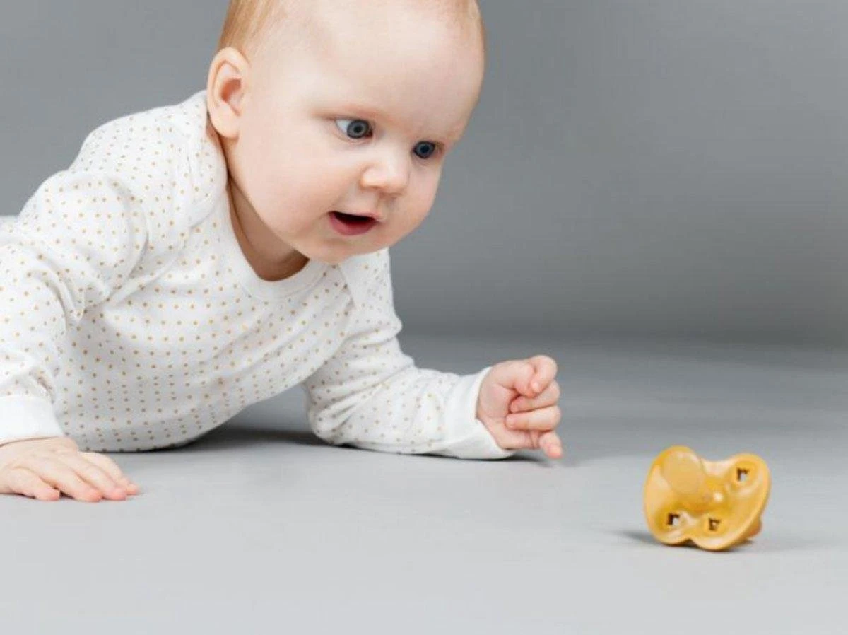 HEVEA Speen Rond 3-36 Mnd Gorgeous Grey 4 HEVEA Speen Rond 3-36 Mnd Gorgeous Grey - Afbeelding 2