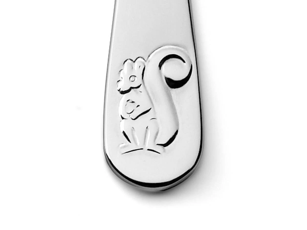 Zilverstad - Kindercouvert 4-delig Bosdieren RVS 18/10 5 Zilverstad - Kindercouvert 4-delig Bosdieren RVS 18/10 - Afbeelding 3