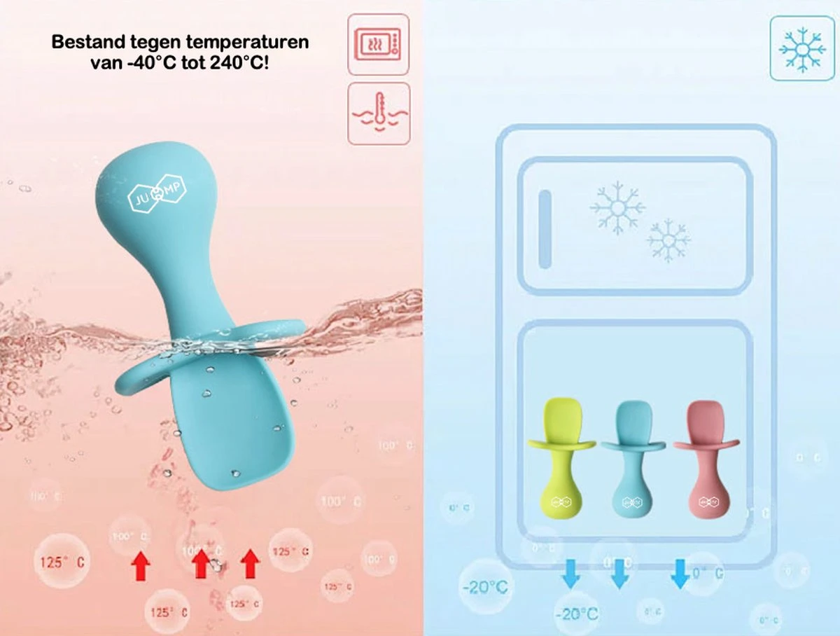 JU&MP Kinderbestek - Baby - Baby Lepeltjes - Baby Bestek - BPA-Vrij - 4 Stuks 6 JU&MP Kinderbestek - Baby - Baby Lepeltjes - Baby Bestek - BPA-Vrij - 4 Stuks - Afbeelding 4