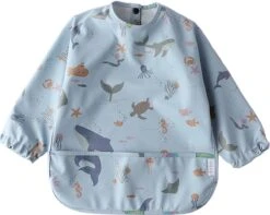 Mon Avenir - Longsleeve Slab - Waterproof - Schort Lange Mouwen - Blauw - Oceaan