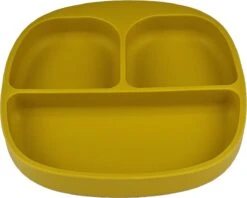 KOOLECO Siliconen Vakjesbord Met Zuignap - Mosterd