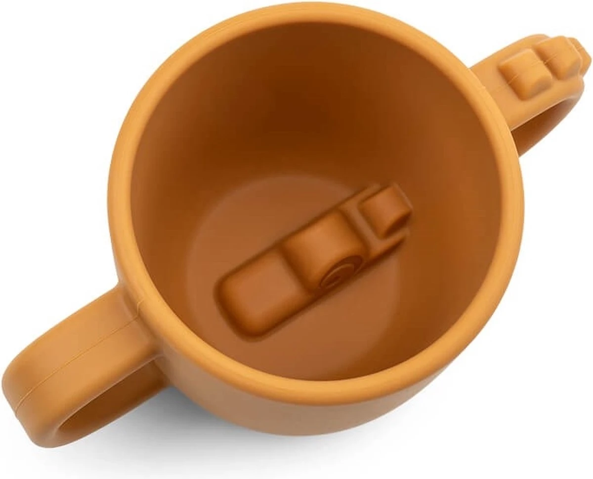 Done By Deer Peekaboo Croco Beker Mustard 5 Done By Deer Peekaboo Croco Beker Mustard - Afbeelding 3