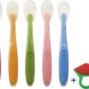 Merkloos Siliconen Baby Lepels Met Soft Tip - BPA Vrij - Inclusief Bijtring - 5 Stuks 2 Merkloos Siliconen Baby Lepels Met Soft Tip - BPA Vrij - Inclusief Bijtring - 5 Stuks -BIBS Shop 1200x979 2