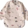 Mon Avenir - Longsleeve Slab - Waterproof - Schort Lange Mouwen - Beige - Dino -BIBS Shop 1200x983