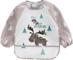 4-Pack - Slab Met Mouwen En Opvangbak - Leeuw, Eland En Hert - 1-4 Jaar -BIBS Shop 1200x995 1