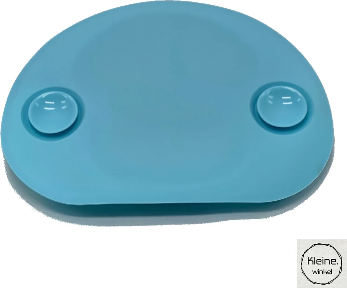 Merkloos Placemat Voor Kinderen - Kinderservies - Baby Bordje - 2 Zuignappen - Siliconen Antislip - Blauw 4 Merkloos Placemat Voor Kinderen - Kinderservies - Baby Bordje - 2 Zuignappen - Siliconen Antislip - Blauw - Afbeelding 2