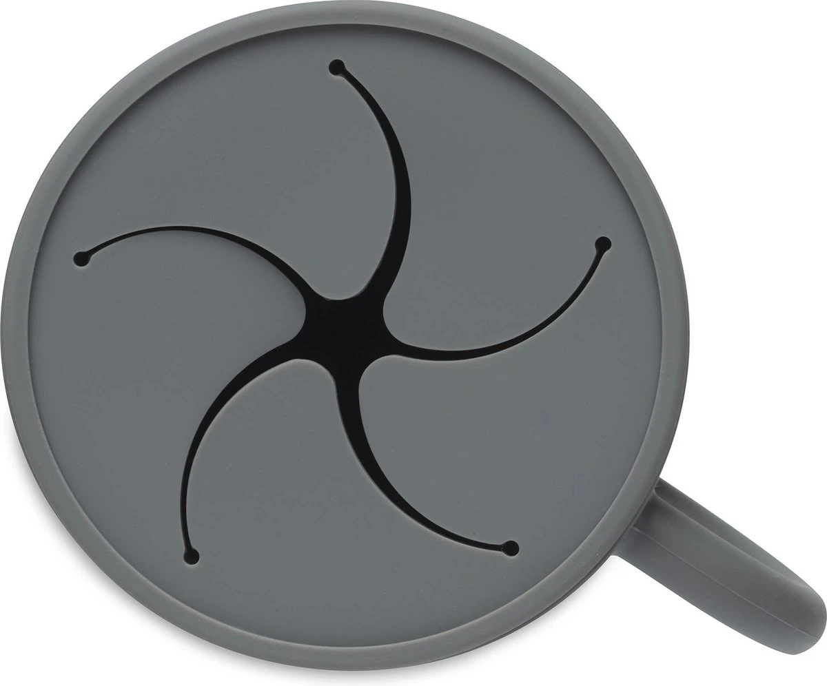 Jollein Snack Cup Siliconen - Storm Grey 5 Jollein Snack Cup Siliconen - Storm Grey - Afbeelding 3