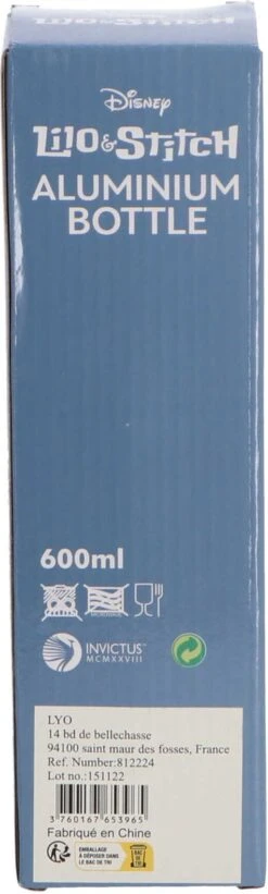 Drinkfles Lilo & Stitch - Aluminium - 600ML -BIBS Shop 361x1200