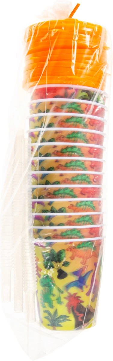 Uitdeelbekers - Uitdeelcadeau - 12 Stuks - Dino's - Drinkbeker - 3D Effect 4 Uitdeelbekers - Uitdeelcadeau - 12 Stuks - Dino's - Drinkbeker - 3D Effect - Afbeelding 2