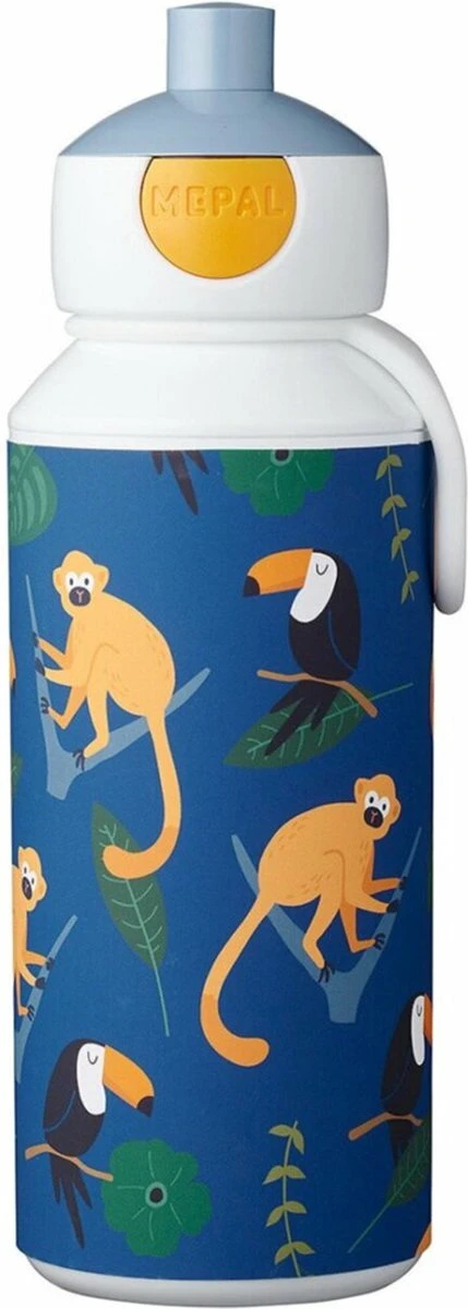 Little Dutch Drinkfles Pop-Up 400 Ml Jungle 4 Little Dutch Drinkfles Pop-Up 400 Ml Jungle - Afbeelding 2