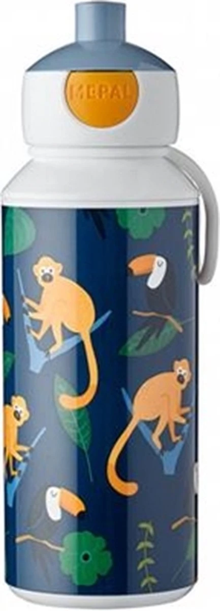 Little Dutch Drinkfles Pop-Up 400 Ml Jungle 3 Little Dutch Drinkfles Pop-Up 400 Ml Jungle