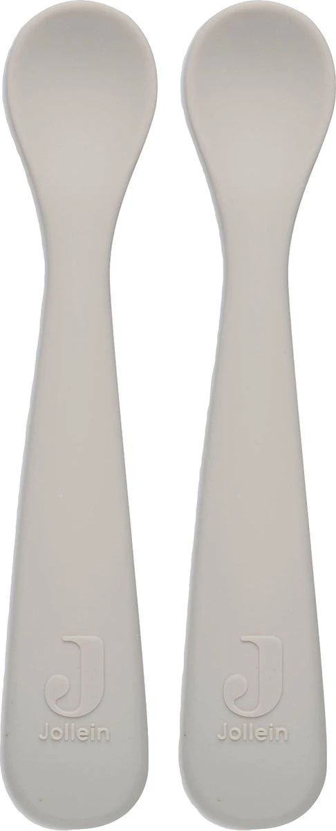 Jollein Lepeltje Siliconen - Nougat - 2 Stuks 3 Jollein Lepeltje Siliconen - Nougat - 2 Stuks