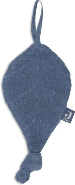 Jollein Speendoekje Badstof Leaf - Jeans Blue -BIBS Shop 489x1200