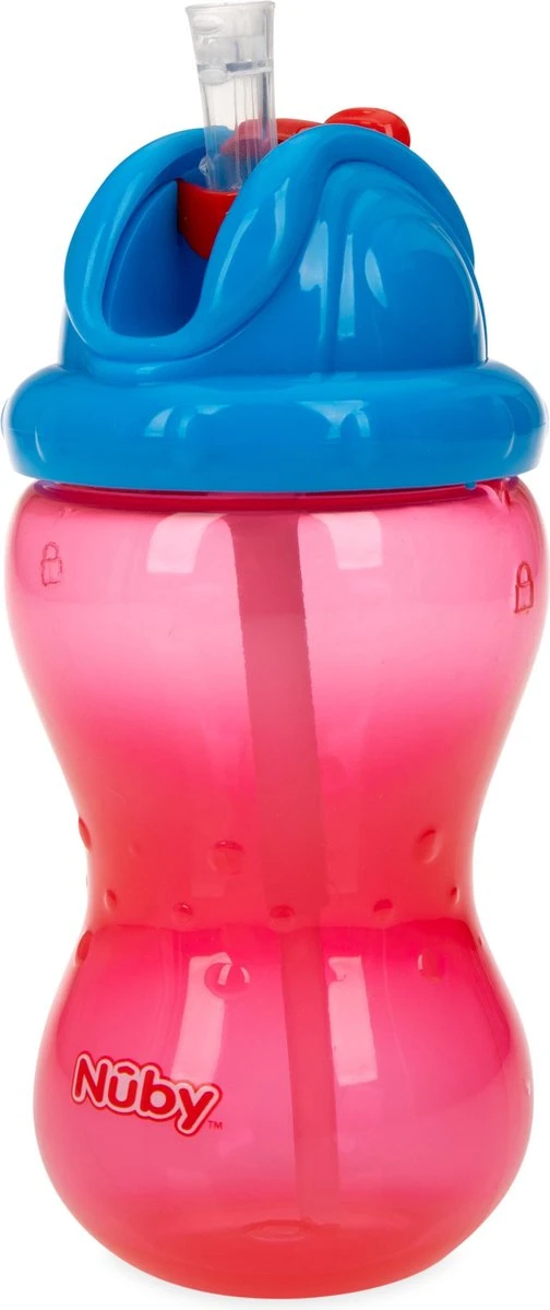 Nûby - Oefenbeker - Flip-It™ Antilekbeker - Rood - 360ml - 12m+ 3 Nûby - Oefenbeker - Flip-It™ Antilekbeker - Rood - 360ml - 12m+