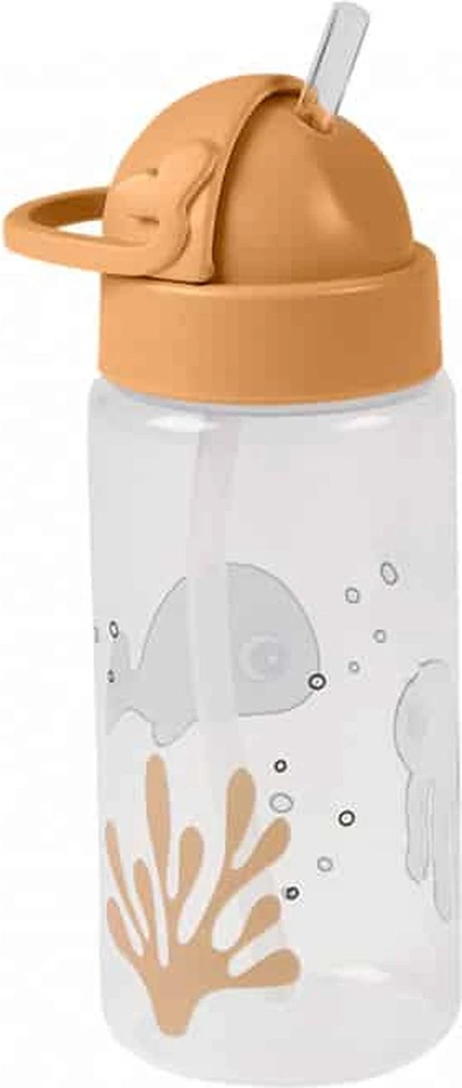 Done By Deer Sea Friends Rietjesbeker Mustard / Grey 4 Done By Deer Sea Friends Rietjesbeker Mustard / Grey - Afbeelding 2