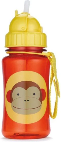 Skip Hop Zoo Drinkbeker - Met Rietje - 350 Ml - Aap -BIBS Shop 516x1200 2