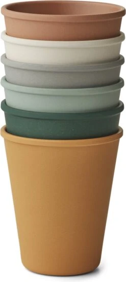 Liewood - Kinderbekers Carter (Set Van 6 Stuks) - Drinkbekers - Mustard Multi Mix 16 Liewood - Kinderbekers Carter (Set Van 6 Stuks) - Drinkbekers - Mustard Multi Mix -BIBS Shop 539x1200 1