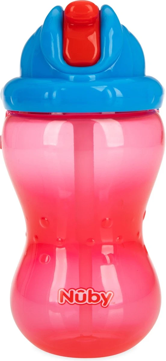 Nûby - Oefenbeker - Flip-It™ Antilekbeker - Rood - 360ml - 12m+ 7 Nûby - Oefenbeker - Flip-It™ Antilekbeker - Rood - 360ml - 12m+ - Afbeelding 5
