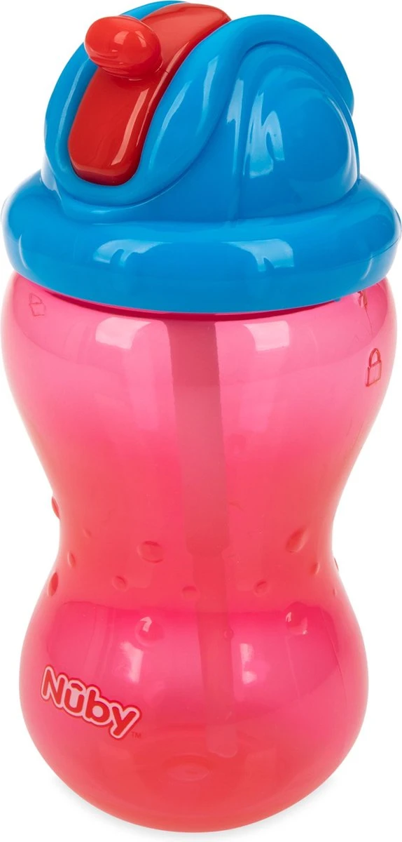 Nûby - Oefenbeker - Flip-It™ Antilekbeker - Rood - 360ml - 12m+ 4 Nûby - Oefenbeker - Flip-It™ Antilekbeker - Rood - 360ml - 12m+ - Afbeelding 2