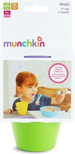 Munchkin Gekleurde Bekers- 4 Stuks -BIBS Shop 584x1200