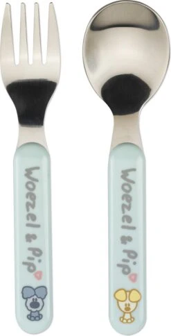 Bambolino Toys - Woezel & Pip Eetset - 5-delig - Kraamcadeau - Baby - Kinderservies -BIBS Shop 613x1200